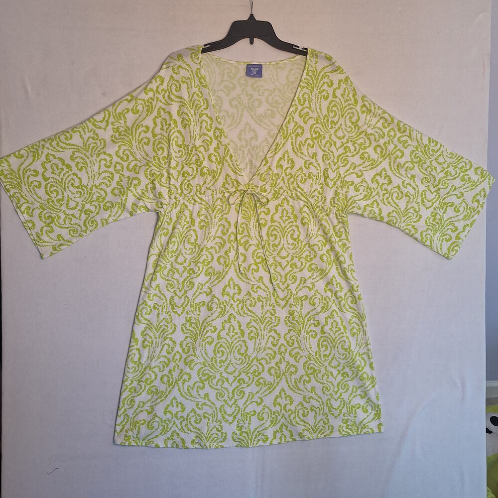 Pine Cone Hill Fine Linens Beach Tunic Cotton Modal Blend Sz M/L Resort Wear